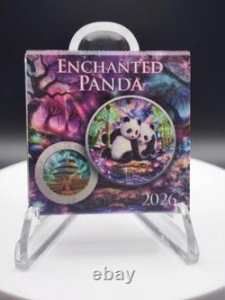 2026 China Enchanted Panda Colored 999 Silver Metallic & Silver Holo Serial 227