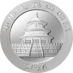 2026 China Panda Four Seasons Autumn 30g Silver Coin Colored