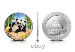 2026 China Panda Four Seasons Summer 30g Silver Coin Colored 2026 China Panda Four Seasons Summer 30g Silver Coin Colored