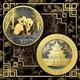 2026 China Panda Golden Ring Edition 30g Silver Coin 888 Mintage