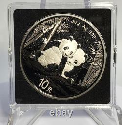 2026 Triple Black Diamond Edition Chinese Panda 30gram Silver Coin 250 Mintage