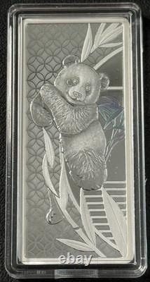 (3) 20g. 999 Fine Silver Shanghai Mint Proof China Pandas Holographic Bar Set