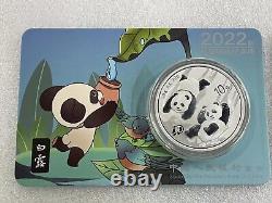 4PCS 2022 10Yuan China panda Commemorative Silver Coin(24 Solar Terms Packaging)