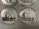 4 X 2011 China Panda 1 Oz 999 Silver Coins