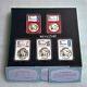 5pcs Ngc Ms70 2024 China 10yuan Panda Silver Coin First Day Of Issue With Box