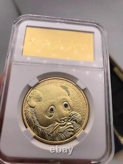 5pcs set Official Mint China Panda gilt Silver Commemorative Medal Ag75g