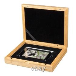CHINESE PANDA 40th Anniversary Silver Set Coin 2 Oz + 30g Bar China 2023