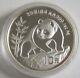 China 10 Yuan 1990 Panda Shenyang Mint (small Date) 1 Oz Silver