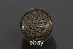 China 10 Yuan 1991 Panda 1oz Silver AMAZING TONING B56 WF29