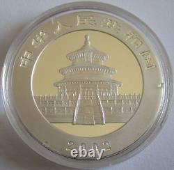 China 10 Yuan 2002 Panda 1 Oz Silver