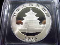 China 10 Yuan 2015 1 Oz Silver ICG Certified BU Chinese Panda h0251 Coin