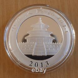 China 10 yuan Panda 2013 silver 99.9% 1 oz silver coin within a capsule (silver)