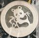 China 1986 12 Oz Silver Panda Official Medal Hong Kong Coin Expo Gem Sealed +ogp