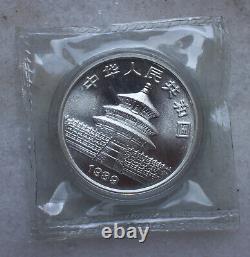 China 1989 1oz Silver Panda Coin