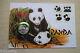 China 1989 Covers Inlaid With 1oz Silver Panda Coin