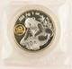 China 1997 1 Oz 999 Gold Plated Silver Panda 10 Yuan Coin Beijing Aviation Expo