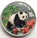 China 1997 Panda Large Date 10 Yuan 1oz Colour Silver Coin, Unc