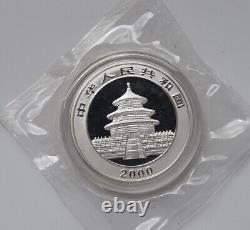 China 2000 Panda Silver Coin 1oz 10 Yuan
