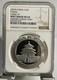 China 2001 D 1oz Silver Panda Coin, Ngc Ms69 Mint Error