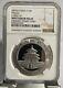 China 2001 D 1oz Silver Panda Coin, Ngc Ms69 Mint Error