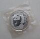 China 2001 Panda Silver Coin 1oz 10 Yuan D Mark Genuine