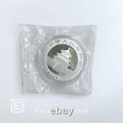China 2004 1 oz Panda Silver Coin. 999 (10 Yuan) BU / DOUBLE MINT SEAL
