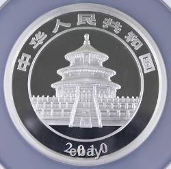 China 2010 50 Yuan 5 Oz Silver Panda Proof Coin NGC PF70 Ultra Cameo