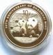 China 2010 Panda 90 Years Of Shanghai Mint 10 Yuan 1oz Silver Coin, Bu