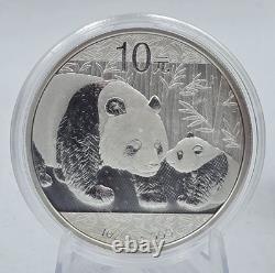 China 2011 Chinese Panda 1 Oz Silver 999 coin