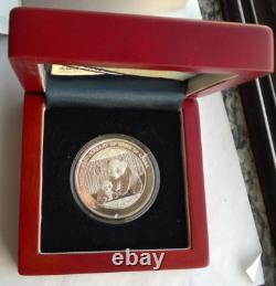 China 2012 100th Anniversary of China Bank Panda 1oz Silver Coin, Rare