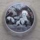 China 2012 Silver 5 Oz Panda Coin 30th Anni. Of The Issuance Of Panda Coin