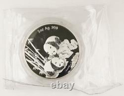 China 2013 Long Beach Coin Expo 5 oz Silver Panda Proof Medal Coin +BOX & COA