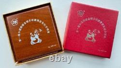 China 2013 Shanghai Mint 1st Panda Coin Collection Expo Panda Silver Medal 2oz