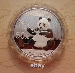 China 2017 Silver 150g Panda Coin