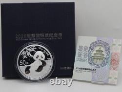 China 2020 Silver 150 Grams (150g) Panda Coin