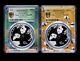 China 2023 Pcgs Ms70 Panda Silver Coin 30g First Day Issue Panda Lable 2pcs
