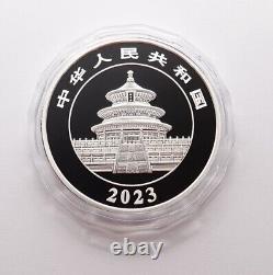 China 2023 Panda Commemorative Silver Coin 150g 50 Yuan COA Box