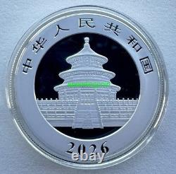 China 2026 Panda Silver Coin 10 Yuan 30g