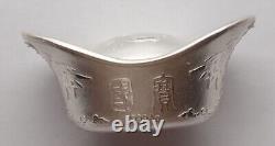 China 50g (50 Grams) Shoe-shaped Panda Silver Ingot