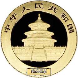 China Gold Panda Coin 1/10 oz BU Mint Sealed Random Date 14K Gold Plated