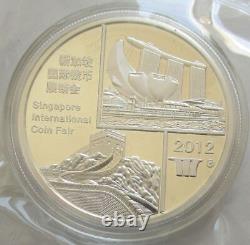 China Medal 2012 Panda Singapore International Coin Fair 1 Oz Silver