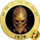 China Panda Gold Mask Chinese Heritage 1600 Bc ¥10 Yuan 2020 Silver Coin 30 Gr F