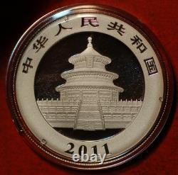 China People's Republic 10 Yuan Panda 2011 KM#? 1980 silver (. 999)