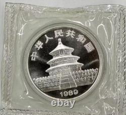 Chinese panda coin 1989 China Panda 1oz Silver Coin 10 yuan