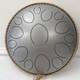 Genuine Panda Drum 15 In. 15 Note D Major 432hz Steel Tongue Drum Silver
