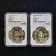 Large & Small Date 1996 China 10 Yuan 1 Oz Panda Silver Coin Ngc Ms69