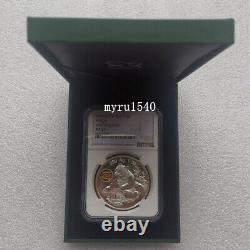 NGC MS69 China 10YUAN Coin China 1998 AVIATION EXPO Panda Silver coin 1OZ