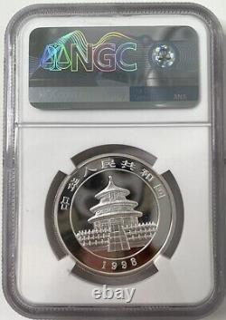NGC MS69 China 5yuan 1/2oz coin 1998 China Panda silver coin