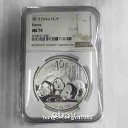 NGC MS70 2013 China 10YUAN Panda Silver coin China 2013 Panda Coin 1oz Ag. 999