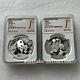 Ngc Ms70 2024 2025 China 10yuan Panda Silver Coin 30g First Day Rad Label 2pcs